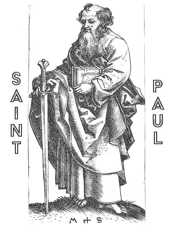 Saint Paul - Catholic Coloring Page