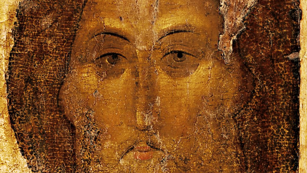 Christ The Redeemer (1410s) By Andrei Rublev - Public Domain Byzantine Icon