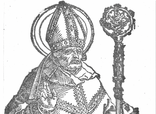 Saint Arnulf (1515–1550) by Albrecht Dürer - Catholic Coloring Page
