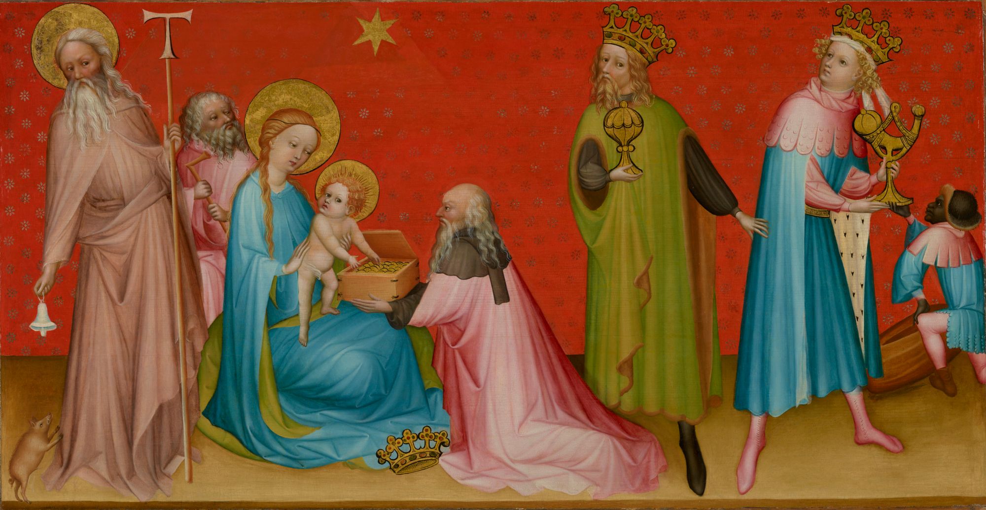 The Adoration of the Magi with Saint Anthony Abbot
by Franco-Flemish Master
(about 1410–1420) - Public Domain Catholic Painting