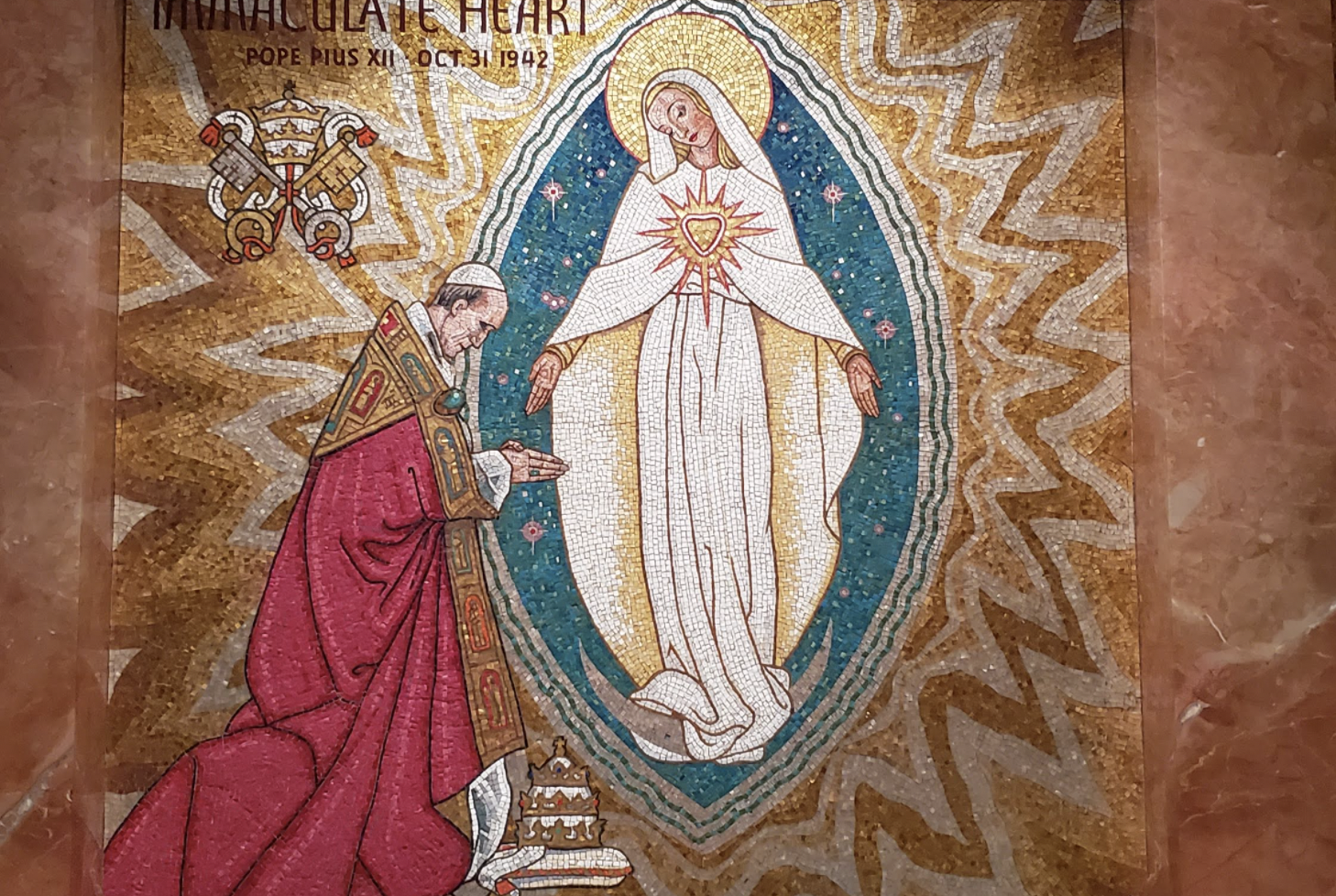 Immaculate Heart Chapel in the National Basilica, Washington, D.C. - Catholic Stock Photo