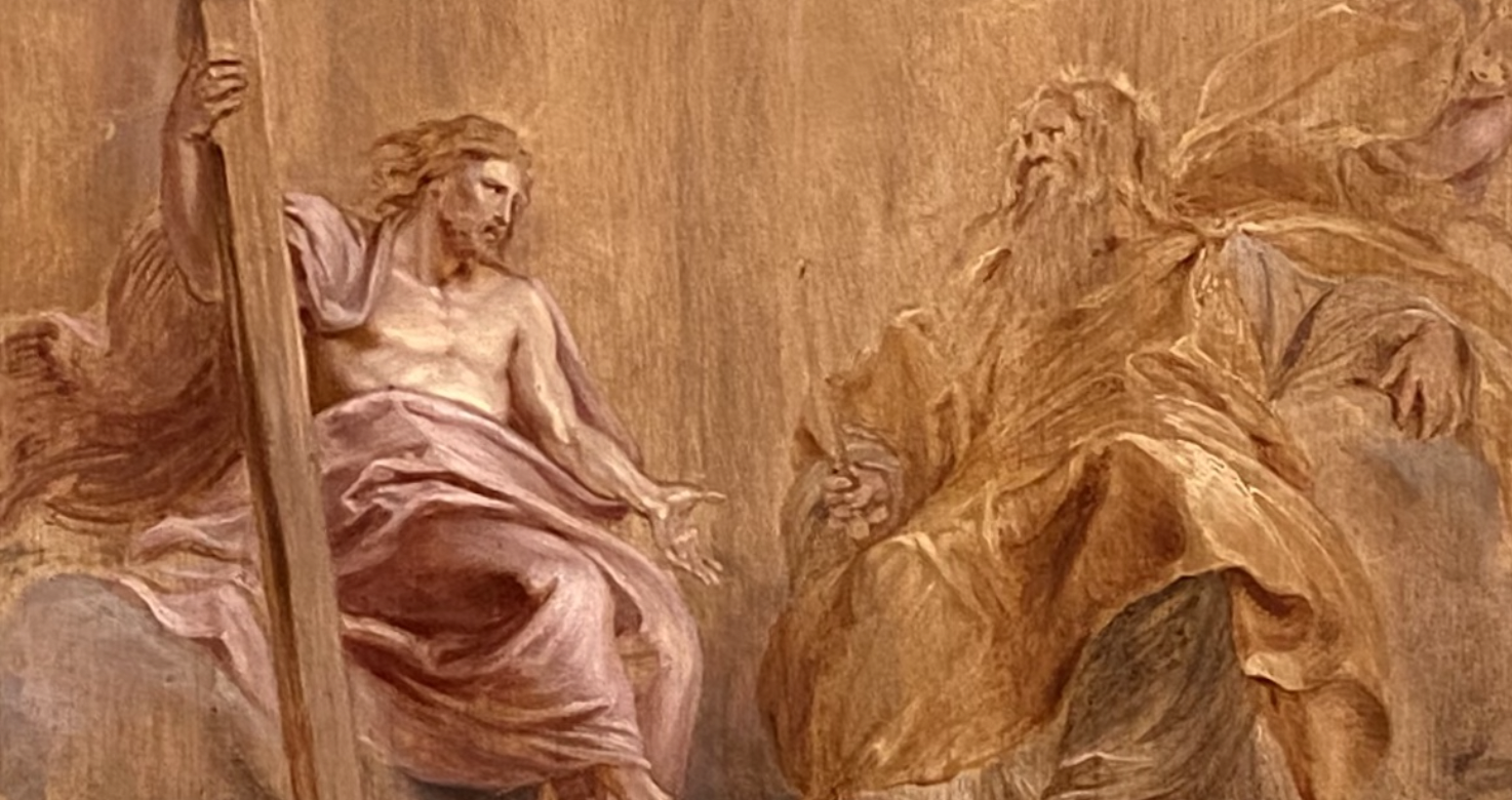The Holy Trinity (17th Century) by Peter Paul Rubens - Public Domain Catholic Painting