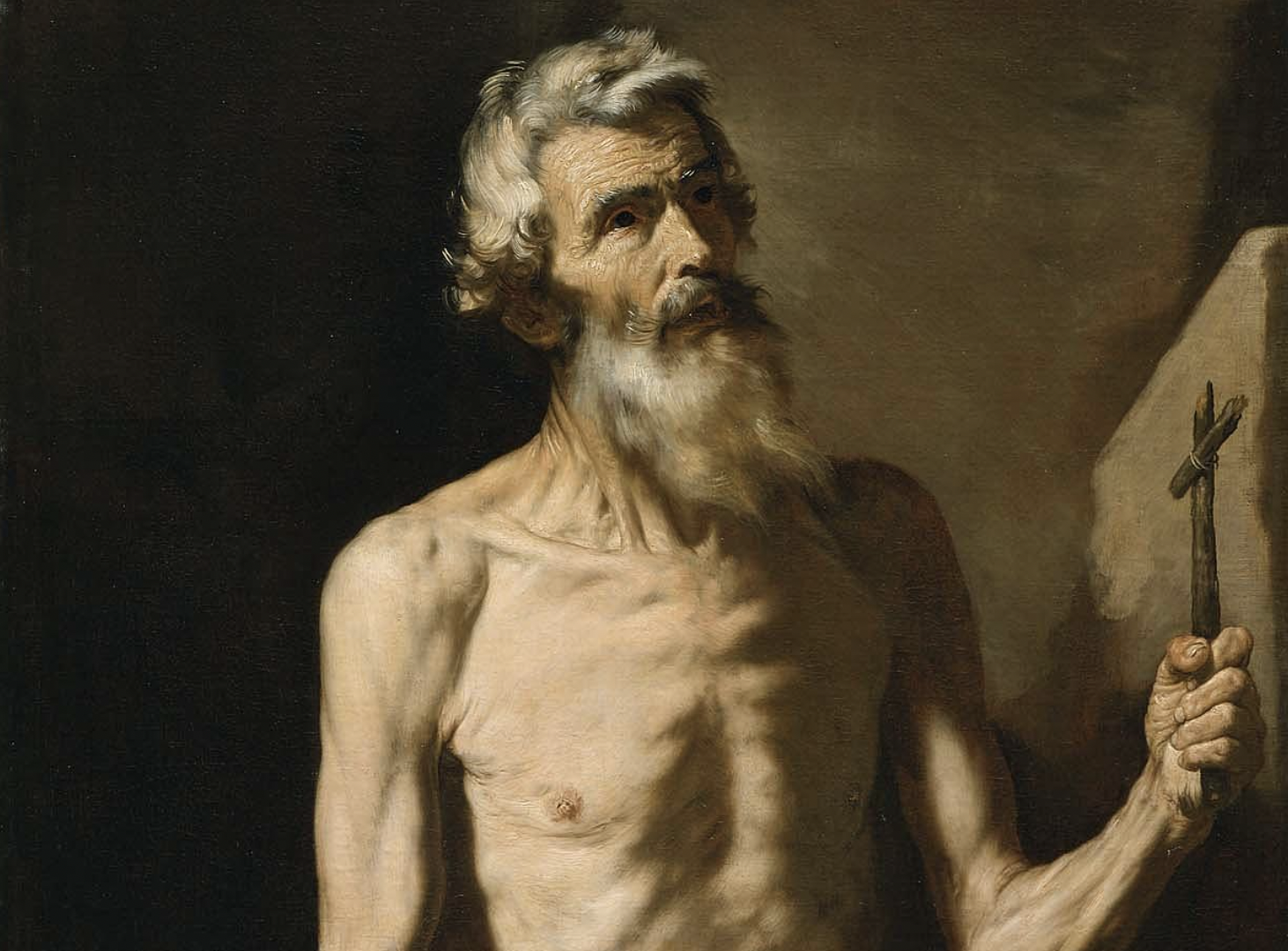 Saint Onophrius (1642) by Jusepe de Ribera - Public Domain Catholic Painting